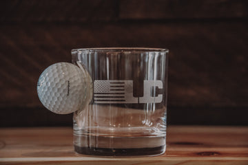 BenShot Golf Rock Glass